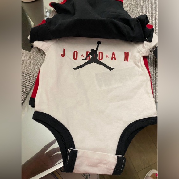 Michael Jordan Onesies = 3  onsies. Pics of all 3 posted 
Size: 0-3 months  NWT - Picture 6 of 6